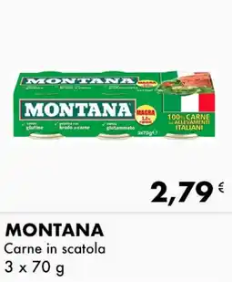 Iper Tosano MONTANA Carne in scatola offerta