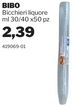 GrosMarket BIBO Bicchieri liquore offerta