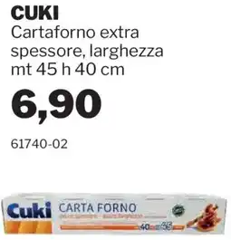 GrosMarket CUKI Cartaforno extra spessore, larghezza mt 45 h 40 cm offerta