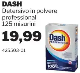 GrosMarket DASH Detersivo in polvere professional 125 misurini offerta