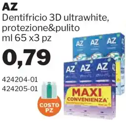 GrosMarket AZ Dentifricio 3D ultrawhite, protezione&pulito offerta