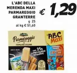 Coal L'abc della merenda maxi parmareggio GRANTERRE offerta