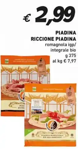 Coal Piadina riccione piadina romagnola igp/ integrale bio offerta
