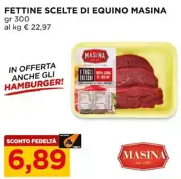 Alì Supermercati Fettine scelte di equino MASINA offerta