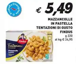 Coal Mazzancolle in pastella tentazioni di gusto FINDUS offerta