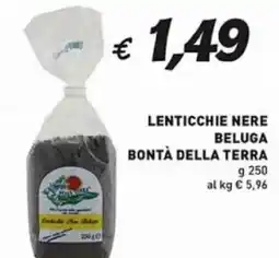 Coal Lenticchie nere beluga bontà della terra offerta