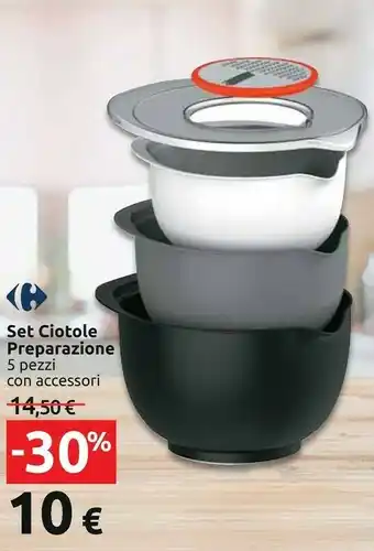 Set ciotole preparazione
