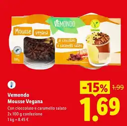 Lidl Vemondo Mousse Vegana offerta