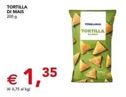 Esselunga Esselunga tortilla di mais offerta