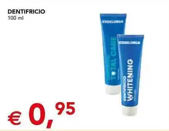 Esselunga Esselunga dentifricio offerta
