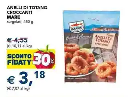 Esselunga Anelli di totano croccanti MARE offerta