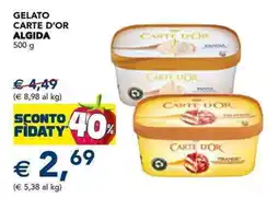 Esselunga Gelato CARTE D'OR ALGIDA offerta
