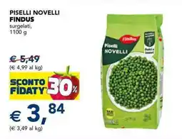 Esselunga Piselli novelli FINDUS offerta