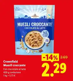Lidl Crownfield Muesli croccante offerta