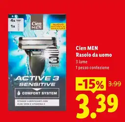 Lidl Cien MEN Rasoio da uomo offerta