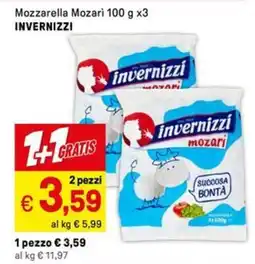 Iper La Grande Mozzarella Mozari INVERNIZZI offerta