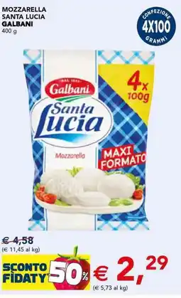 Esselunga Mozzarella santa lucia GALBANI offerta