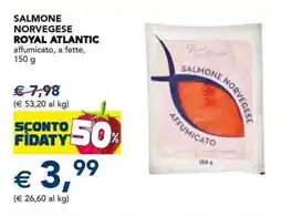 Esselunga Salmone norvegese ROYAL ATLANTIC offerta