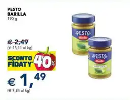 Esselunga Pesto BARILLA offerta
