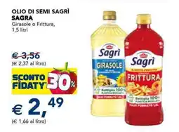 Esselunga Olio di semi sagrì SAGRA offerta