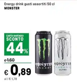 Iper La Grande Energy drink MONSTER offerta