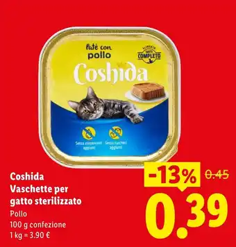Coshida Vaschette per gatto sterilizzato