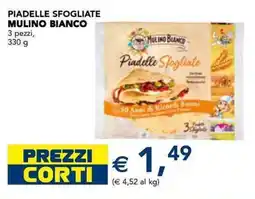 Esselunga Piadelle sfogliate MULINO BIANCO offerta