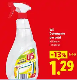Lidl W5 Detergente per vetri offerta
