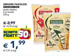 Esselunga Grissini fagolosi GRISSINBON offerta