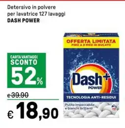 Iper La Grande Detersivo in polvere per lavatrice DASH POWER offerta
