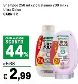 Iper La Grande Shampoo o Balsamo Ultra Dolce GARNIER offerta