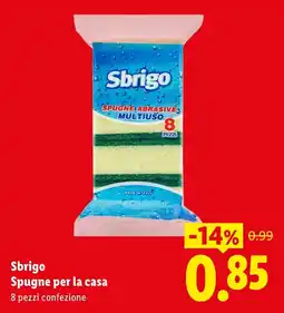 Lidl Sbrigo Spugne per la casa offerta