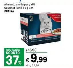 Iper La Grande Alimento umido per gatti Gourmet Perle PURINA offerta