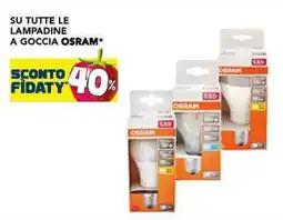 Esselunga Su tutte le lampadine a goccia OSRAM offerta