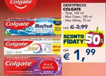 Esselunga Dentifricio COLGATE offerta