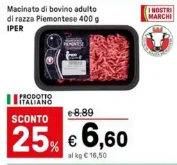 Iper La Grande Macinato di bovino adulto di razza Piemontese IPER offerta