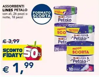 Esselunga Assorbenti lines petalo offerta