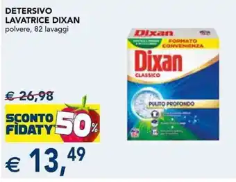 Esselunga Detersivo lavatrice DIXAN offerta