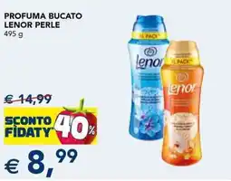 Esselunga Profuma bucato LENOR PERLE offerta