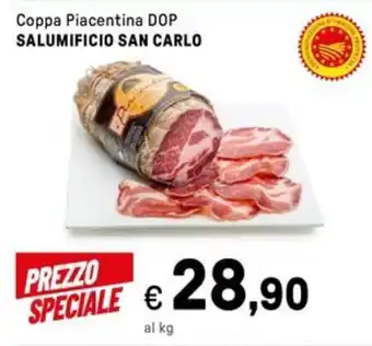 Iper La Grande Coppa Piacentina DOP SALUMIFICIO SAN CARLO offerta