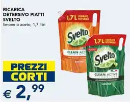 Esselunga Ricarica detersivo piatti SVELTO offerta