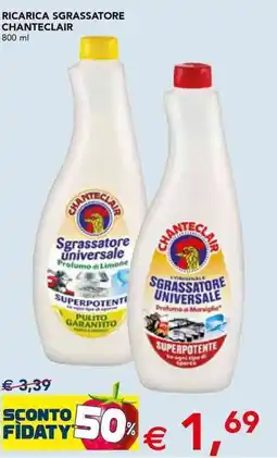 Esselunga Ricarica sgrassatore CHANTECLAIR offerta