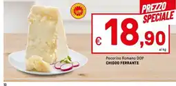 Iper La Grande Pecorino Romano DOP CHIODO FERRANTE offerta
