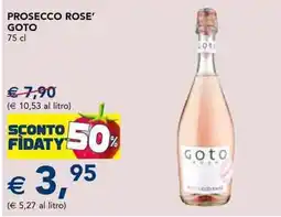 Esselunga Prosecco rose' GOTO offerta