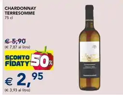 Esselunga Chardonnay TERRESOMME offerta