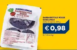 Esselunga Barbabietole rosse ESSELUNGA offerta