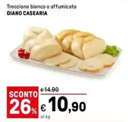 Iper La Grande Treccione bianco o affumicato DIANO CASEARIA offerta