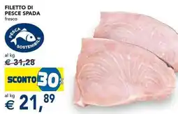 Esselunga Filetto di pesce spada offerta
