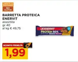 Alì Supermercati Barretta proteica ENERVIT offerta