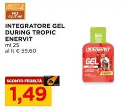 Alì Supermercati Integratore gel during tropic ENERVIT offerta